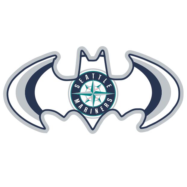 Seattle Mariners Batman Logo iron on transfers